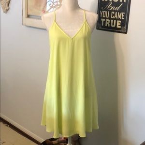 Lime green flowing summer dress!